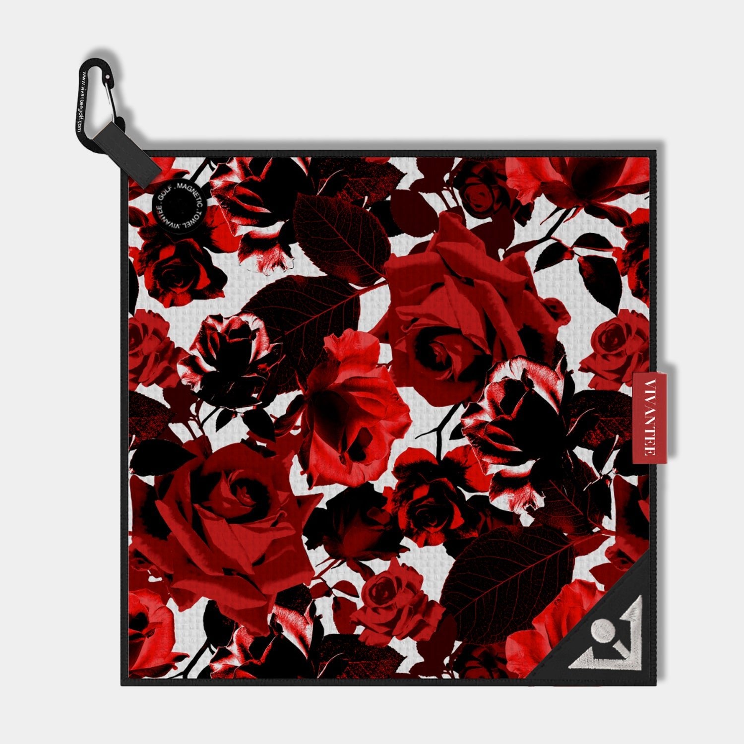 Central Petals | Floral Patterned Magnetic Golf Towel