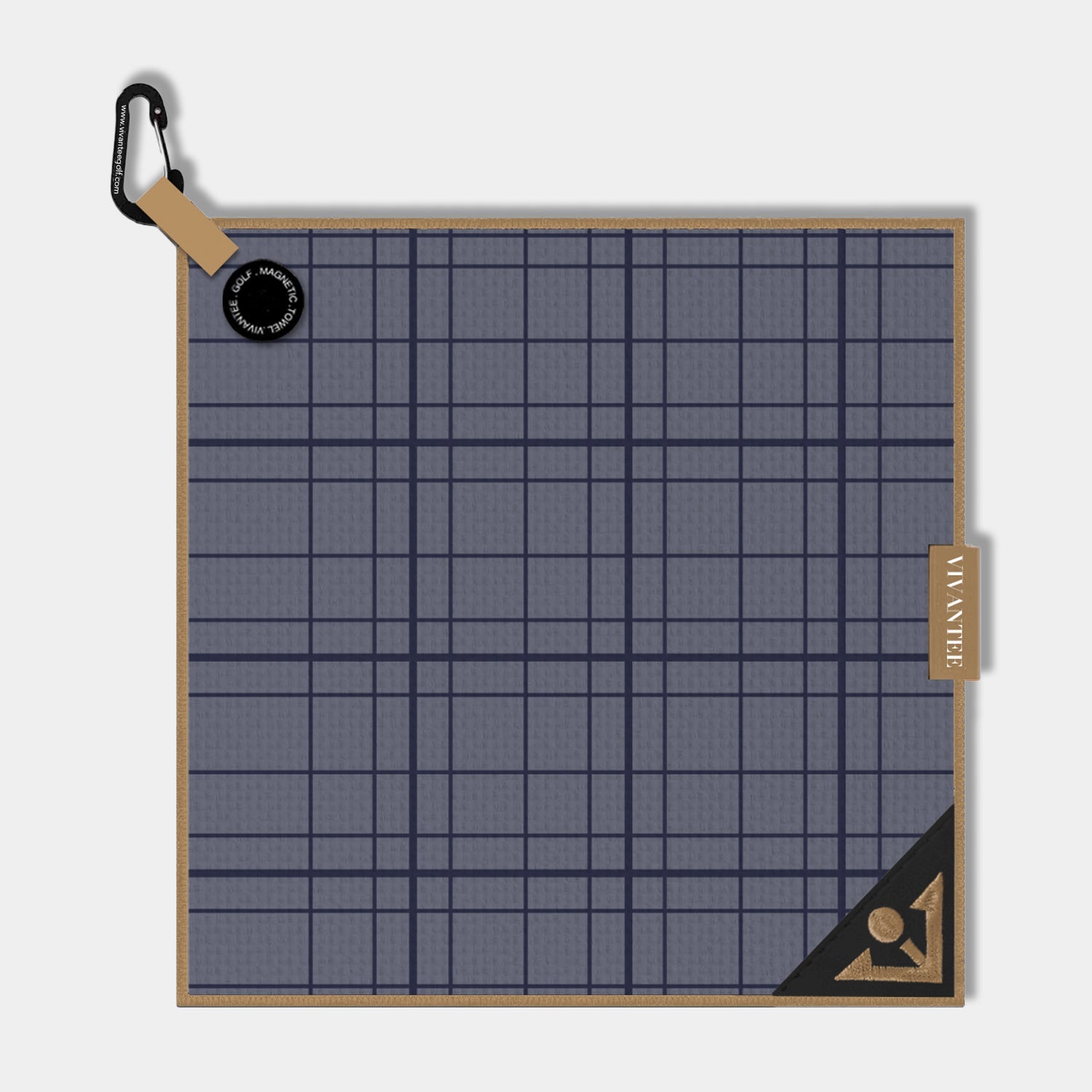 Gotham Grid | Blue Magnetic Golf Towel