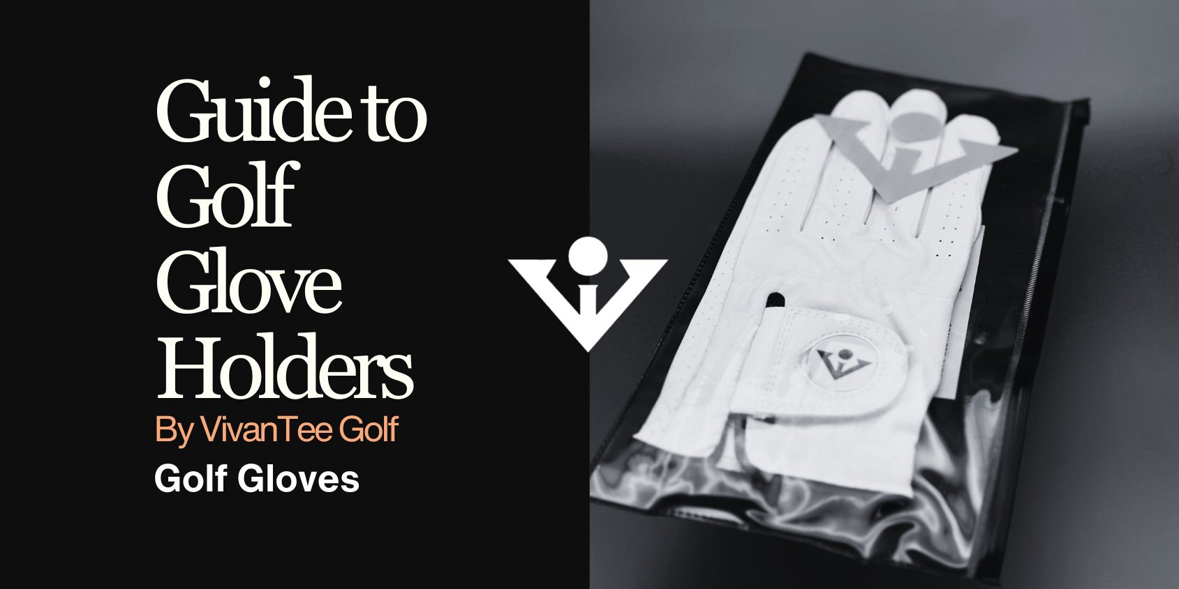 VivanTee Golf glove packaging, a do it yourself alternative to act as a golf glove holder