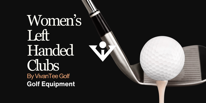 Women's left handed golf club guide, image of a left hand with marker writing 