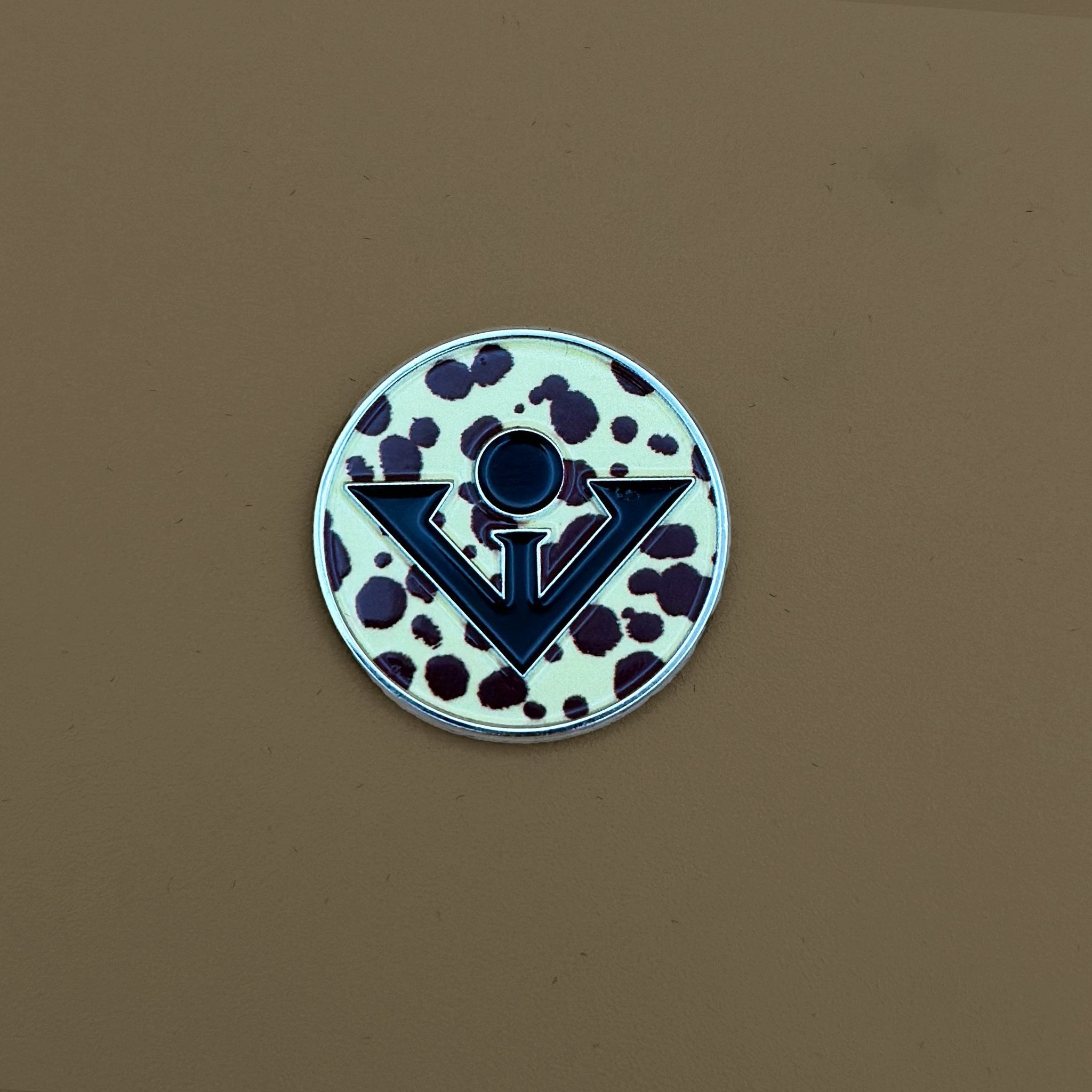 Cheetah Print Magnetic Golf Ball Marker